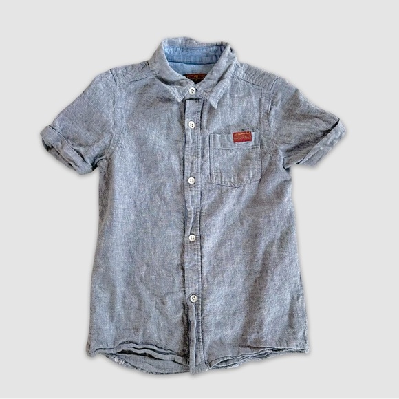 7 For All Mankind Other - Boys 7 For All Mankind Denim Button-Up Shirt